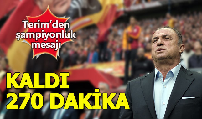Fatih Terim'den camiaya şampiyonluk mesajı