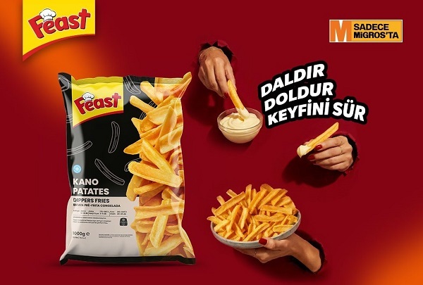 Feast'ten çıtır çıtır iki yeni lezzet: Kano Patates ve Poprings!