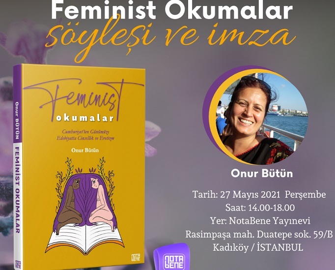 Feminist Okumalar'ın yazarı Onur Bütün, 27 Mayıs'ta söyleşi yapacak