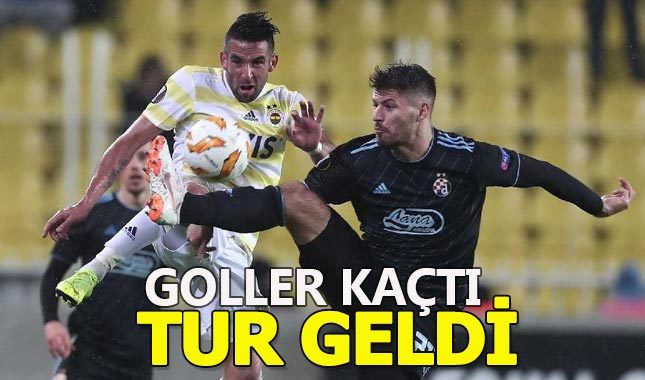 Fenerbahçe 0-0 Dinamo Zagreb Geniş maç özeti UEFA Avrupa Ligi