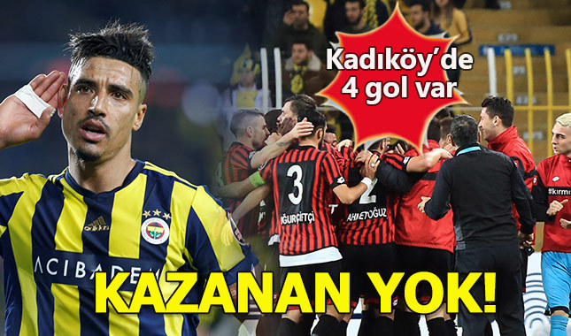 Fenerbahçe 2-2 Gençlerbirliği maçın özet görüntüleri