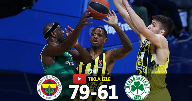 Fenerbahçe 79-61 Panathinaikos Maç Özeti basketbol (THY Euroleague)