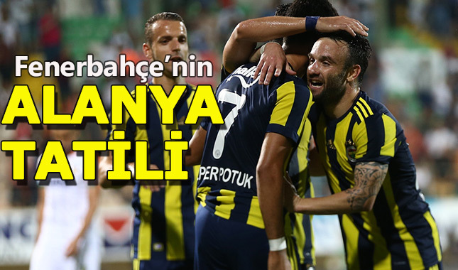Fenerbahçe, Alanya'da tatil yaptı