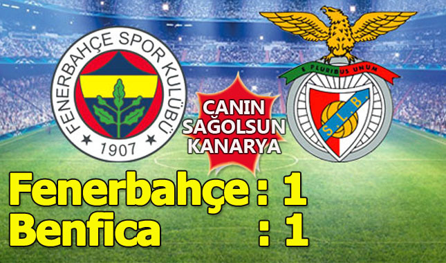Fenerbahçe Benfica'yı geçemedi