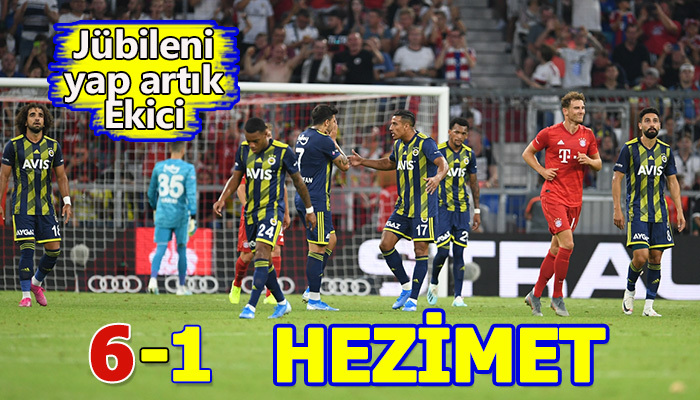 Fenerbahçe hezimet yaşadı