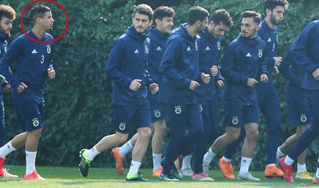Fenerbahçe idmanında sürpriz isim