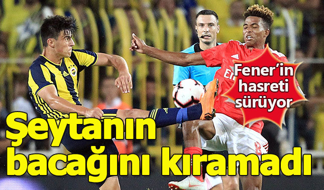 Fenerbahçe şeytanın bacağını kıramadı