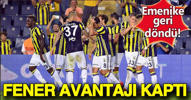 Fenerbahçe tur için avantajı kaptı