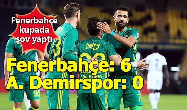 Fenerbahçe'den Adana Demirspor'a farklı tarife
