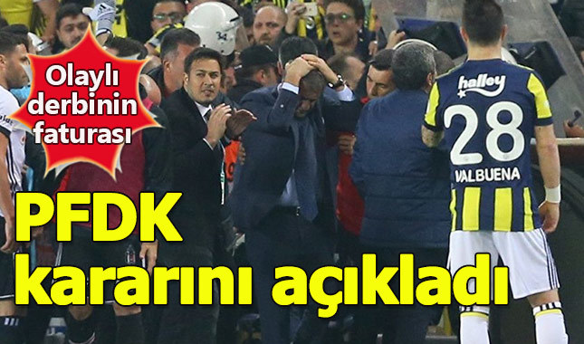 Fenerbahçe'nin cezası belli oldu: 3 maç seyircisiz