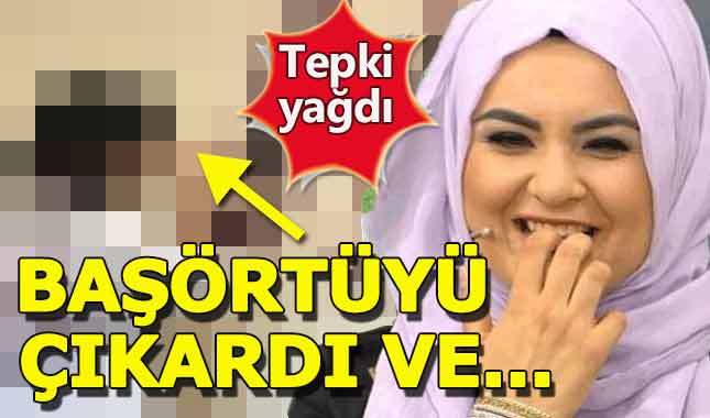 Fenomen gelin Hanife, başörtüsünü çıkardı