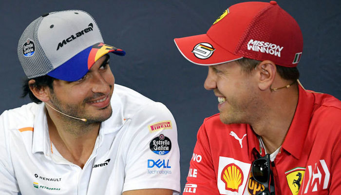 Ferrari Sebastian Vettel'in yerine Carlos Sainz'ı getirdi