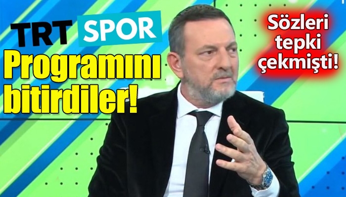 Ferudun Niğdelioğlu'nun Trtspor'daki programının bitirilmesi