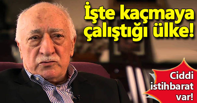 Fethullah Gülen'in kaçmaya çalıştığı ülke