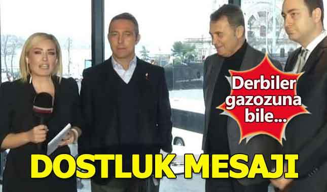 Fikret Orman ve Ali Koç'tan ortak yayında dostluk mesajları