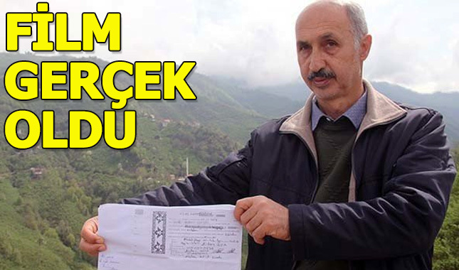 Film sahnesi gerçek oldu