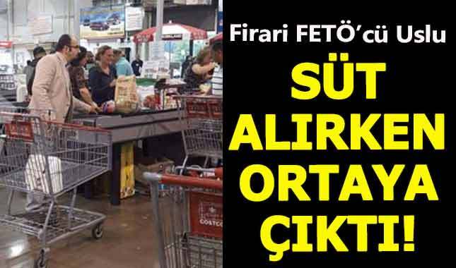 Firari FETÖ'cü Uslu markette görüntülendi