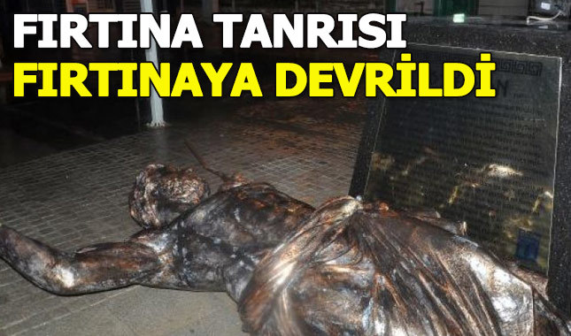 Fırtına tanrısı Poseidon fırtınaya yenik düştü