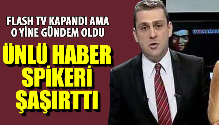 Flash TV'nin haber spikerinin şiir seslendirmesi