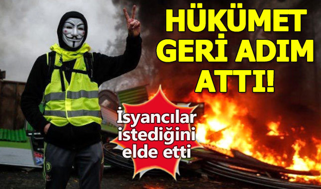 Fransa'da göstericiler istediğini aldı! Akaryatı vergi zammına hükümetten geri adım