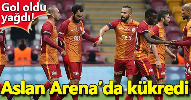Galatasaray 5 - 1 Alanyaspor canlı yayın maç özeti
