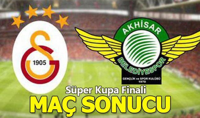 Akhisarspor Süper Kupanın sahibi oldu