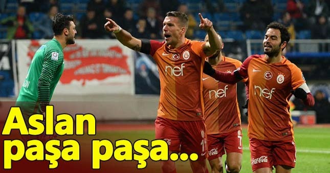 Galatasaray Kasımpaşa'yı 2-1'le geçti