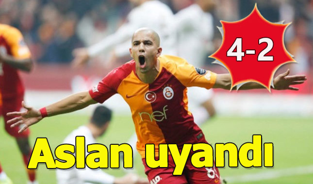 Galatasaray devreyi 4 golle kapattı