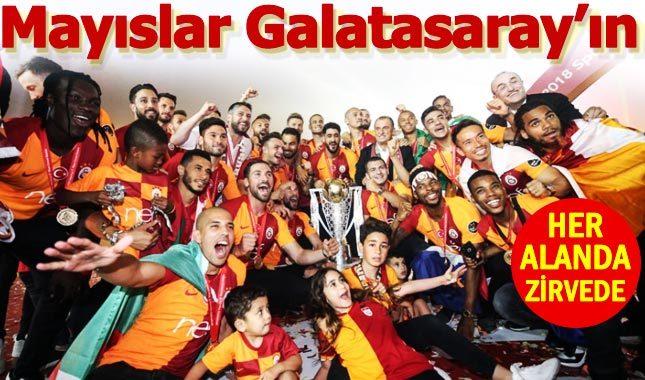 Galatasaray mayıs ayı spor basınında da şampiyon