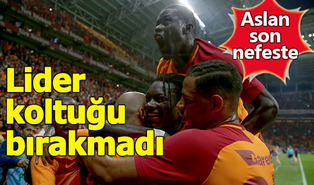 Galatasaray son dakikada güldü