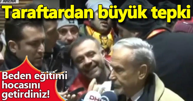 Galatasaray taraftarından canlı yayında büyük tepki