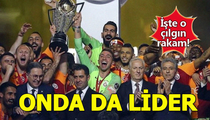 Galatasaray yayın gelirinde de zirvede!	