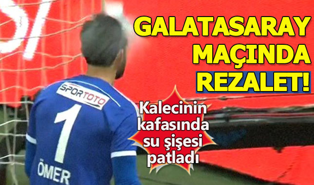 Galatasaray'a ceza verilecek mi - Hatayspor maçında kalecinin kafasına su şişesi atıldı