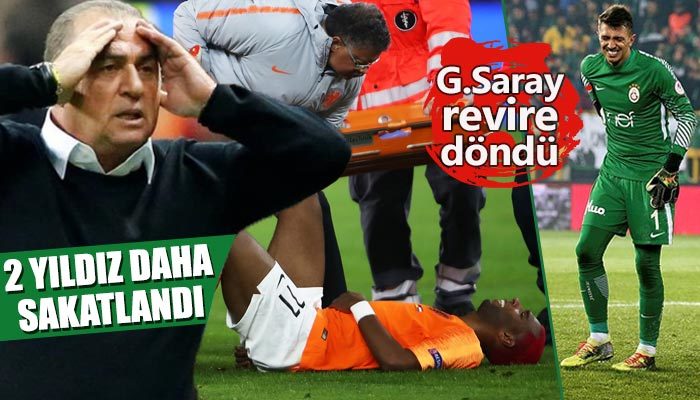 Galatasaray'da Muslera ve Babel sakatlandı