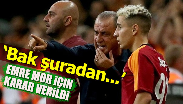 Galatasaray'dan Emre Mor için flaş karar!