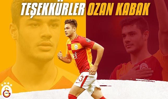 Galatasaray'dan Ozan Kabak'a teşekkür mesajı