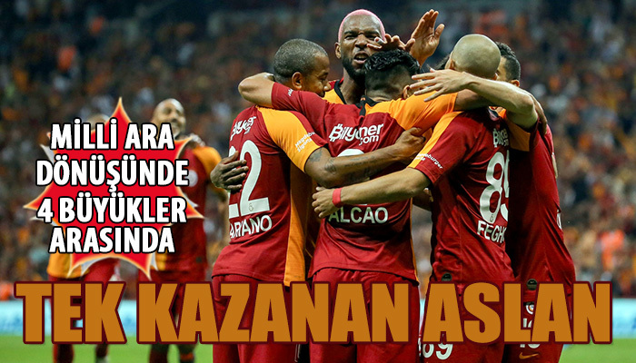 Galatasaray'ın yüzü milli aranın ardından güldü