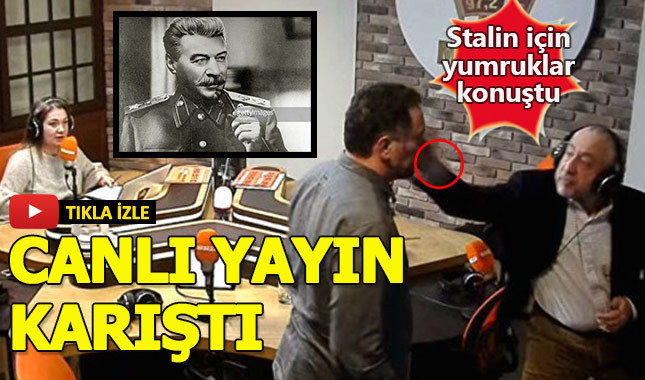 Gazeteciler canlı yayında yumruklaştı