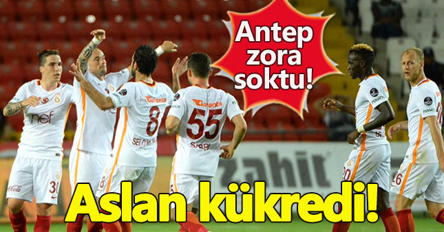 Gaziantepspor 1-2 Galatasaray maçın özeti ve golleri
