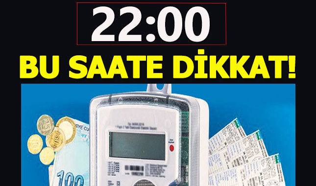 Gece saat 10'dan sonra elektrik bedeli 12 kuruş