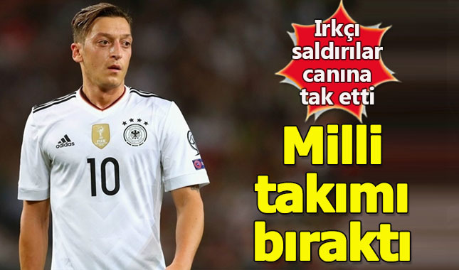 Gelen ırkçı saldırıların ardından Mesut Özil milli takımı bıraktı