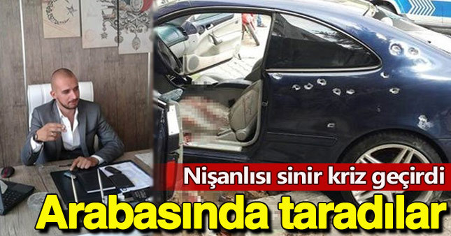 Genç iş adamı otomobilinde kurşunlandı