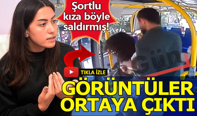 Genç kızın şort giydiği için saldırıya uğradığı görüntüler ortaya çıktı