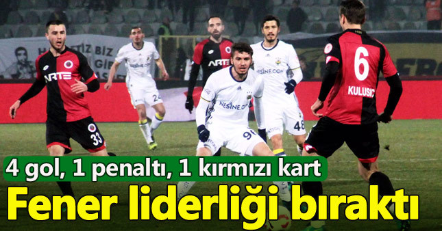 Gençlerbirliği 2-2 Fenerbahçe (Maç Özeti)