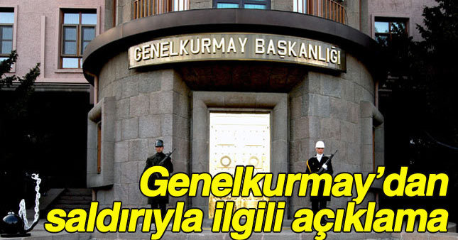 Genelkurmay Başkanlığı İstanbul'da gerçekleşen saldırıyla ilgili açıklama yaptı.