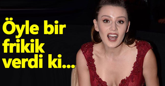 Gizem Karaca verdiği frikikle geceye damgasını vurdu