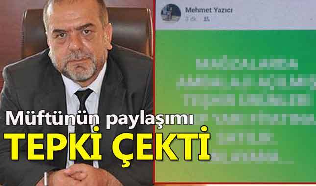 Gölcük Müftüsünün sosyal medya paylaşımı tepki çekti