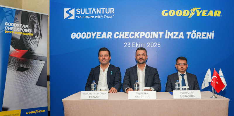 Goodyear, Sultantur Uluslararası Nakliye ile Checkpoint Anlaşmasını İmzaladı