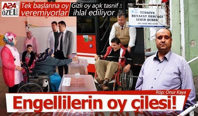 Görme engelli vatandaşların oy kullanma çilesi yeniden gündemde