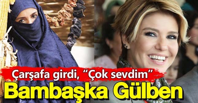 Gülben Ergen çarşafa girdi